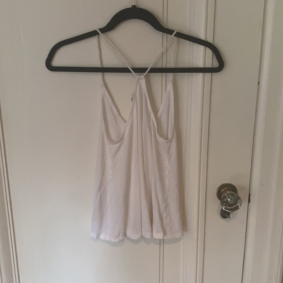 Wilfred Free | Aritzia White Halter Tank Top - Picture 2 of 4